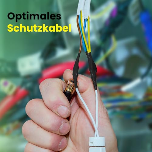 Offgridtec Heat Shrink Tubing Set 3:1, 275 Pre-Cut Pieces, 45 mm Length | Double-walled with adhesive coating, for cable insulation and solder joints, various diameters (transparent) transparent 45mm length