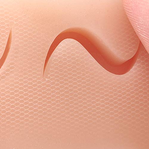 Medarchitect Improved Seam Exercise Pad Reusable Silicone Skin Model for Medical Training with 19 Pre-Cut Wounds for Medical Practice Suture Training Course for Students