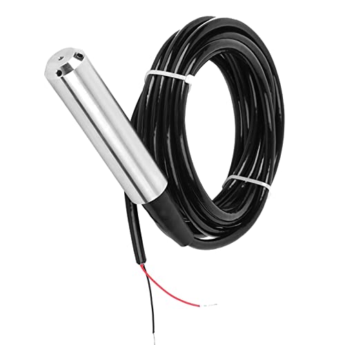 High Precision Level Transmitter, 4-20MA Output, Waterproof IP68 Protection, Shockproof Design, Water Level Sensor for Water Measurement (Measuring Range 0-1 Metre) Measuring Range: 0-1 Metre