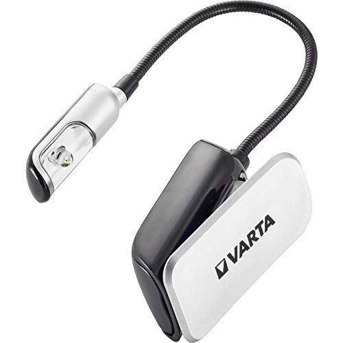 LED Pen Light | 150 mm flexible neck, wide light angle, LED, includes 2 x CR2032 batteries, the 150 mm long, clamp lamp for music stand 1 - Pack LED Book Light (1-Pack)
