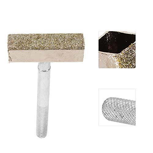 Premium Diamond Grinding Wheel Straightener with Electroplating - T-shaped Tool for Dressing Bench and Bench Grinding Machines - Heavy Duty Knurled Handle for
