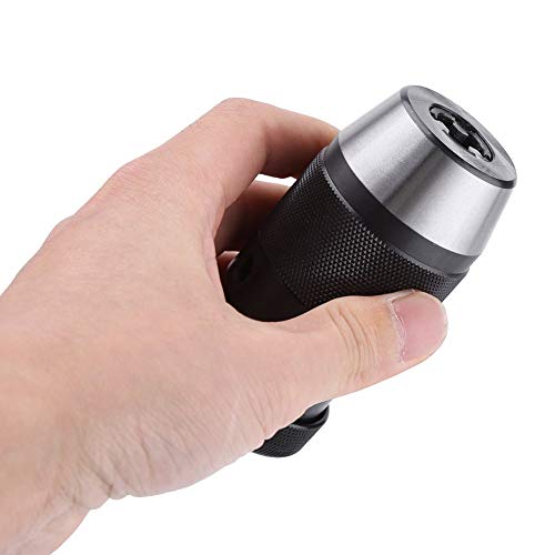 1/2 Inch Keyless Chuck Converter for Drill Machine Self-Tightening Power Drill Chuck Adapter Compatible with Milling Machines and Lathes 0.5 Inch Chuck Tool