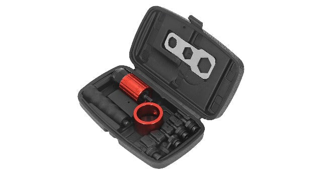 Rivet Nut Drill Converter Attachment Tool Kit, Rivet Nut Tool Cordless Drill Electric Rivet Guns Kit with Detachable Handle, Handle Housing, Nuts, Storage Box and Small Wrench