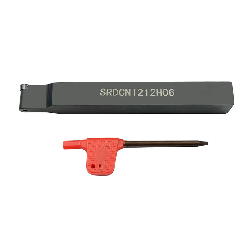 11PCS RCMT060204 MO R3 Round Carbide Inserts Milling Cutter with SRDCN 1212H06 1/2” / 12mm Round Carbide Metal Lathe Tools Indexable Turning Tool Milling Insert Holder Lathe Cutting Tools Srdcn1212h06 + Rcmt060204