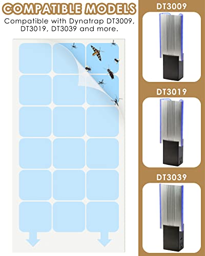 TINDTOP 40 Pack Replacement Glue Boards for Dynatrap DT3009