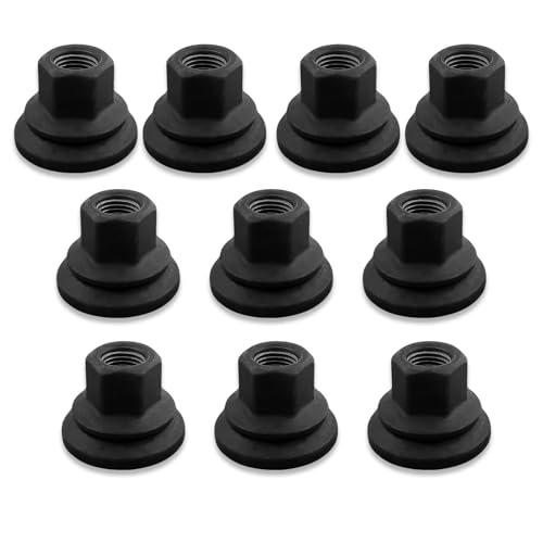 6509424AA Wheel Lug Nuts M14x1.5 Lug Nuts Compatible for Dodge Ram 3500 4000 4500 5500 2012-2022, 22mm Hex, 28.5mm Length Replace with 611-936 - 10 Pack