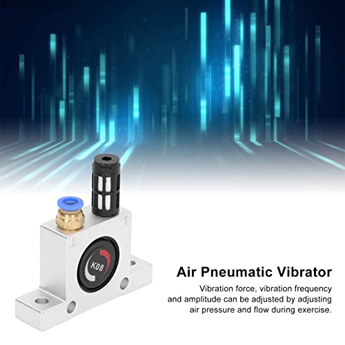 ViaGasaFamido Pneumatic Air Vibrator Ball Type Aluminum Alloy with Silencer Air Cooled