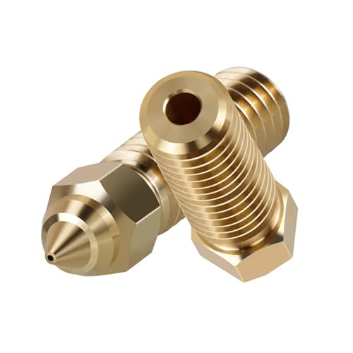 KOYOFEI 12PCS Brass Nozzles for K1 Max, 3D Printer Parts 6PCS 0.4mm, 3PCS 0.6mm, 0.8mm High Speed Brass Nozzle for Creality K1, Ender 3 V3 KE, CR-10 SE K1 Brass Multi-Size