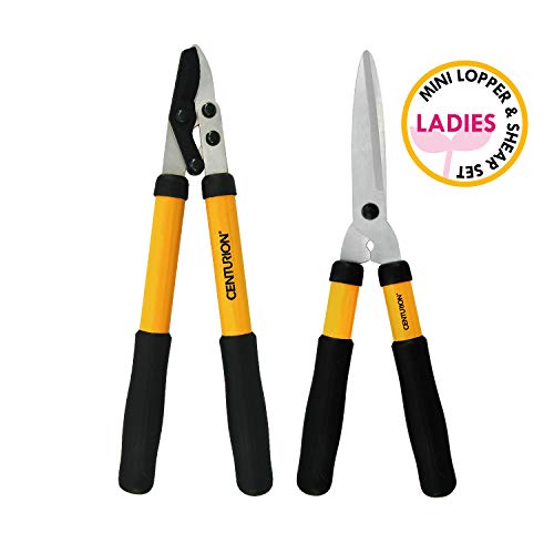 Centurion 592 2-pc Ladies Mini Lightweight Cutting Set with 16½- inch Bypass Lopper & 6 inches Blade Hedge Shear