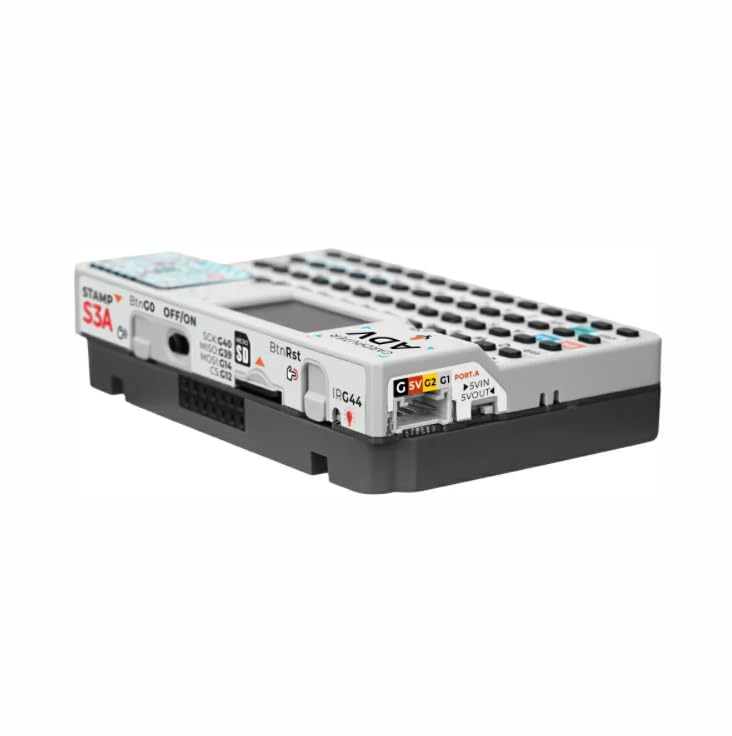 M5Stack Cardputer Adv Version (ESP32‑S3) Official Cardputer Av Kit - ESP32-S3 Based Card-Size Programmable Pocket Computer with 56-Key QWERTY Keyboard, 1.14" IPS Display, Extended