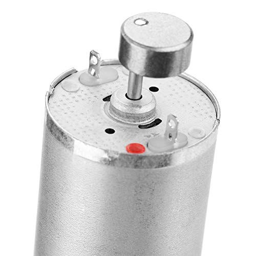 DC Double Shaft Vibration Motor Electric Vibration Motor High Torque 2 Eccentric Rotating Wheels 12V 31mm Length