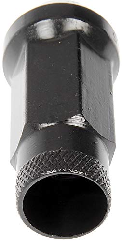 Dorman 713-685A Black Open End Knurled Wheel Nuts