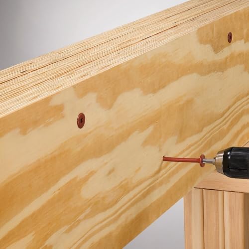 FastenMaster Flatlok No. 14 x 3-1/2 in. L #40 Torx Tap Flat Head Epoxy Carbon Steel Wood Screws