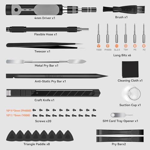 Precision Screwdriver Set, 166 in 1 Mini Screwdriver Set Tool Orange