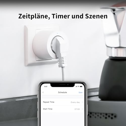 Aqara Smart Zigbee Socket, Current Measurement and Programming | Timer mode and voice control, requires Aqara Hub, works with HomeKit, Alexa, Google Assistant and SmartThings