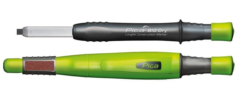Pica 6095 Marker/Deep Hole Marker Value Box Pen Big Dry, 1 x Refill Water Soluble "Red" and "White" in Practical Cushion Box, Pack of 2 (1 Pack)