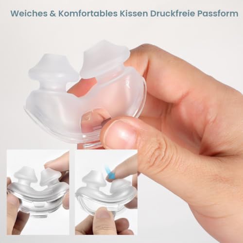 Replacement Nose Cushion for AirFit P10 Frame (L) Pack of 2 CPAP Nose Cushion Soft Silicone Nose Pad CPAP Accessories