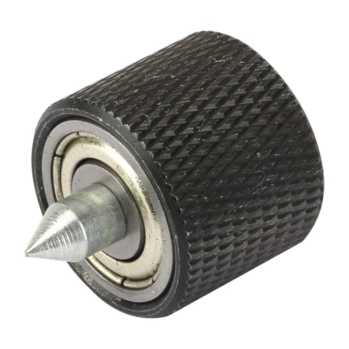 Rotating Centre Point, Rotary Cone, Mini Multi-Purpose Lathe Accessories Z019, High Precision, High Hardness, Solid Metal Construction, Robust, Durable, Built-In