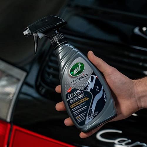 Turtle Wax 53447 Hybrid Solutions Ceramic Acrylic Black Spray Wax Formulated for Black Car Paint, Fills Scratches and Swirl Marks, Provides Water Repellency, Lasting Protection and Shine, 16 oz 32 Fl Oz (Pack of 1)