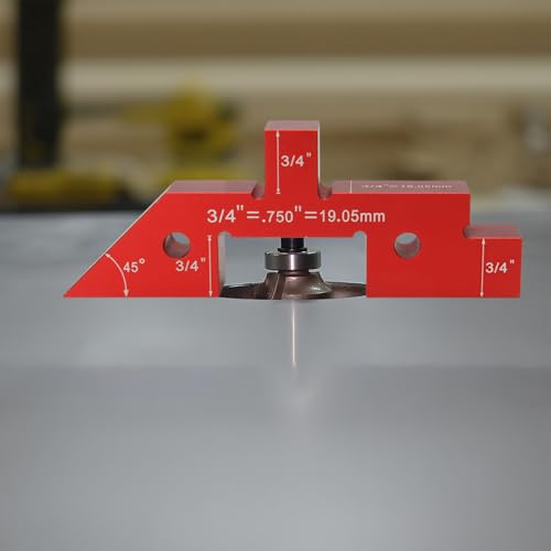 Setup Blocks Woodworking, 14 Pcs Router Table Saw Accessories
