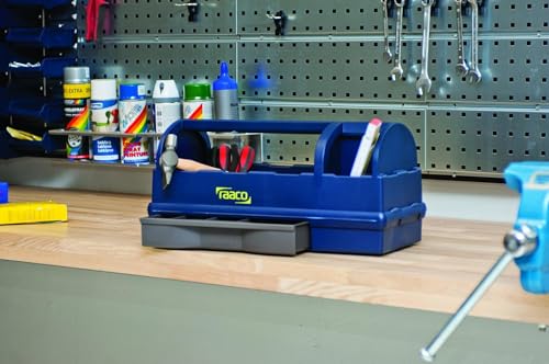 Raaco Open Portable Tool Box Organizer with Handle - Hand-Held Storage