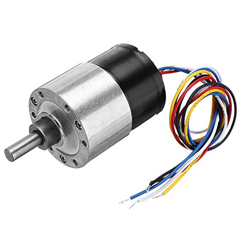 DollaTek DC 24V 37mm Diameter Gearbox Low noise Long life High Torque Brushless DC Gear Motor