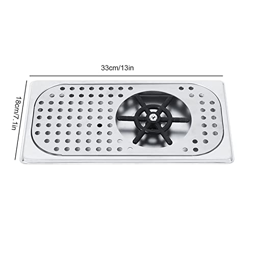 Stainless Steel Pitcher Rinser, Sink Cup Washer for Coffee Cart