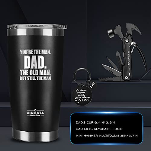 Birthday Gift For Dad-Fathers Best Day for Dad Ever Gifts for Men from Daughter Son Wife Personalized Present for Him PaPa Multitool A-DAD Multitool SET
