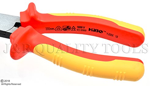 3-Piece Set Insulated Electrician Pliers Cutter Set, 1000V Tested