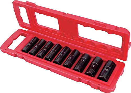 CRAFTSMAN Impact Socket Set, Metric, 3/8", 9Piece (CMMT15883) 3/8" in