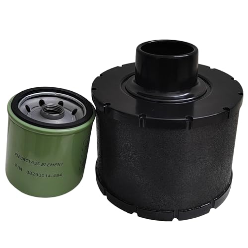 Filter Kit 88290014-485 Air Filter 88290014-484 Oil Filter Suitable for Air Compressor Maintenance and Replacement