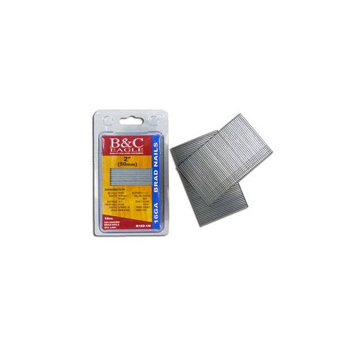B&C Eagle B16212SS-1M 2-1/2-Inch x 16 Gauge S316 Stainless Steel Straight Finish Nails (1,000 per pack)