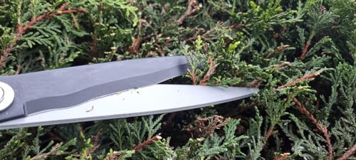 Kimura® Pro Heavy Duty Hedge Shears - Premium Garden Clippers with Patented Gearing Technology, Ultra Lightweight Aluminium Handles, Japanese SK5 Steel Blades, Ideal Shears for Gardening - 22" Trimmer 22"