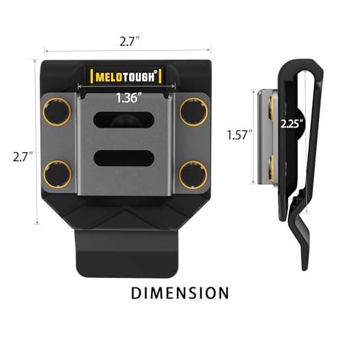 MELOTOUGH Drill Holder for Tool Belt, Tool Belt Hook