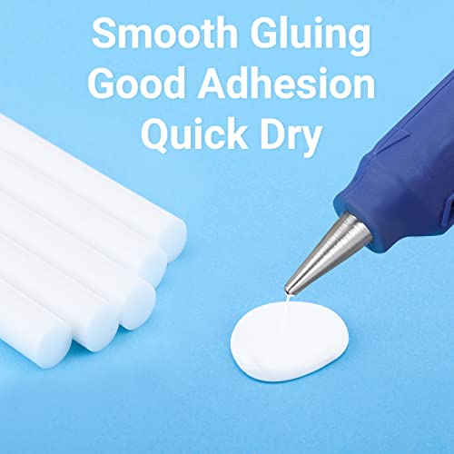 ENPOINT White& Black Hot Glue Sticks, 0.43 x 3.93 in for Arts, DIY, Home General Repair, Holiday Gift Crafts, Bonding, Decoration