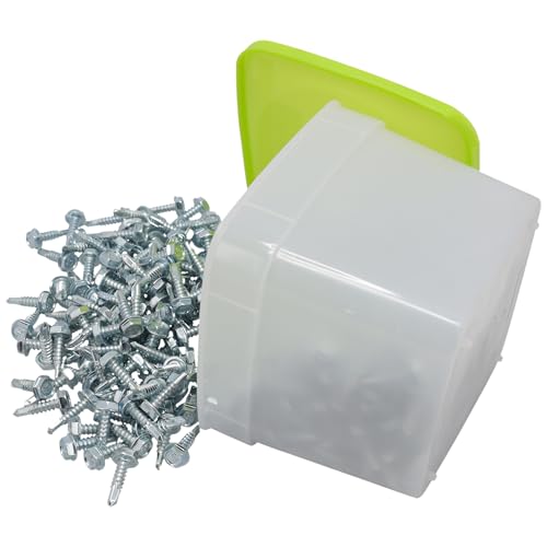 Supplying Demand 86-11268-500PK HVAC Self-Tapping Sheet Metal Screws - Size 10 x 3/4 in. - 5/16 Hex Head