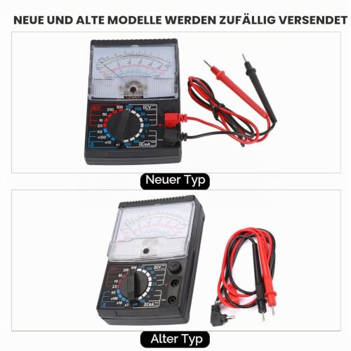 Analogue Pointer Multimeter Multitester AC DC Voltage Resistance Tester Analog Pointer Multimeter