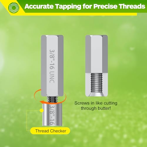 Hex Coupling Nuts 1.75-Inch, 3/8"-16, 1/2"-13, 1/4"-20 (30 PCS), Ideal for Threaded Rods & Studs