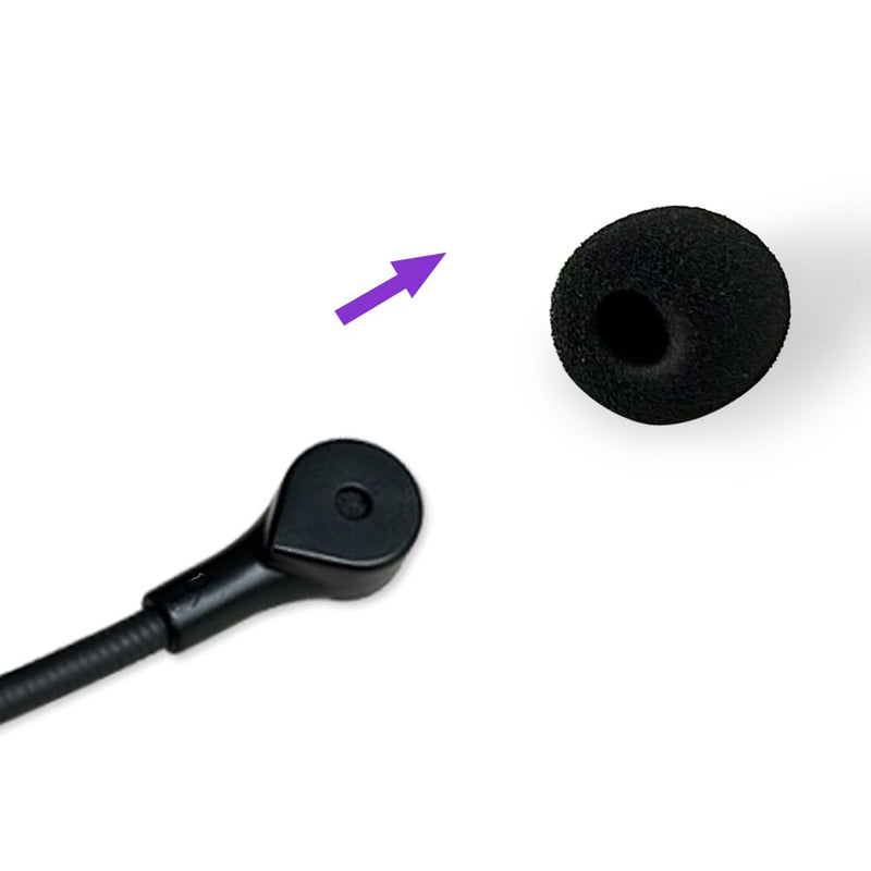Replacement Mic Compatible with HyperX Cloud 3 Headsets, Microphone Replacement Compatible with Hyper x Cloud III Headphones