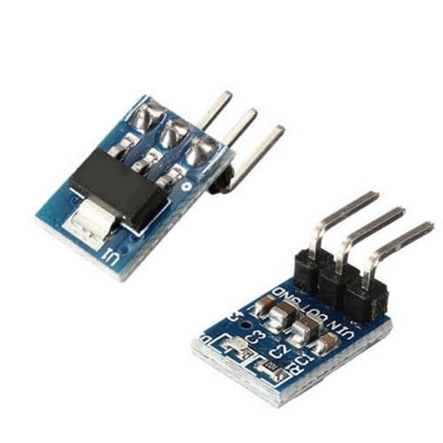Heemol 10pcs DC Voltage Regulator Step Down Converter 4.75V-12V to 3.3V 800mA Adjusting the Power Supply Regulator of the Power Supply.