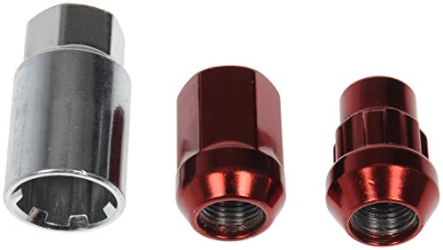 Dorman 713-275E Red Acorn Wheel Nut Lock Set