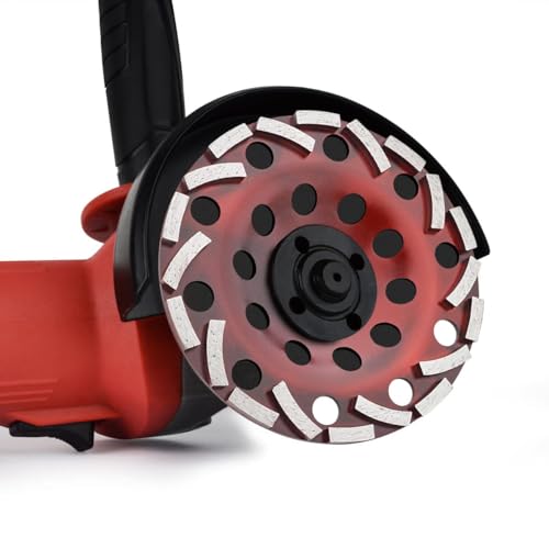 Gunpla Diamond Cup Wheel 180mm x 22.2mm Diamond Cup Grinder Grinding Disc Grinding Disc for Concrete Tile Adhesive and Masonry 180 mm