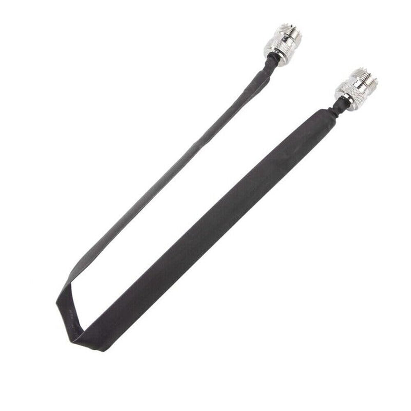 2 Pieces Door/Window Pass Through Flat Coaxial Cable SO239 UHF Female to UHF Female