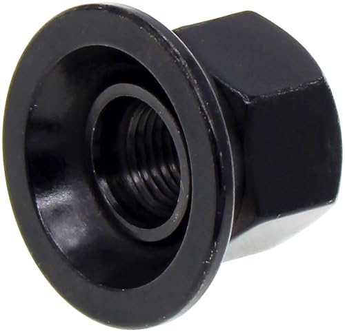 Dorman 611-092 Wheel Nut 9/16-18 Flanged Flat Face - 1-1/16 in. Hex, 1 in. Length Compatible with Select Ford Models, 10 Pack