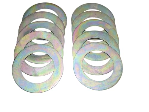 Bucket Pin Shims Spacer Washer 140 mm x 80 mm x2 mm Set of 10 Pcs Fits and Compatible with Various Earthmoving Machines and Excavator Machine