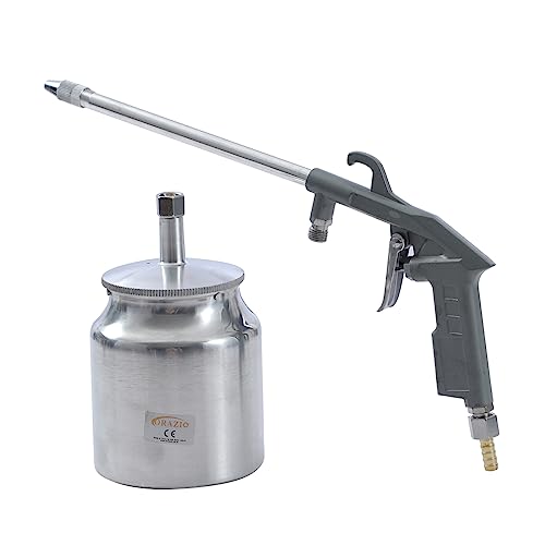 KATSU Paraffin Spray Gun Long Nozzle Paraffin Diesel Air Spray Gun Engine Cleaner with Aluminum Cup and 700CC Tank Capacity 222114