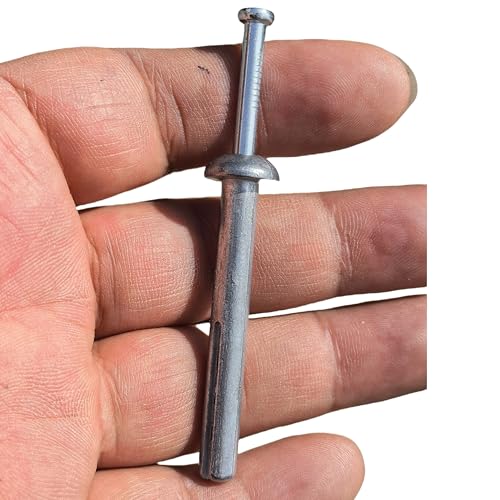 SANTIE Hammer Drive Anchors (1/4" X 3") - 100 PCS 1/4"X3"