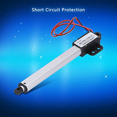 12V Linear Actuator, 100mm Stroke, Internal Limit Switches for Home Appliances, Automotive Industrial Use (Stroke 100mm-15mm/s-50N) Stroke 100mm-15mm/s-50N