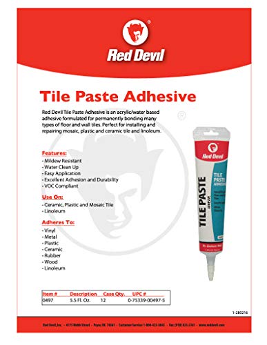Red Devil Tile Grout and Adhesive Bundle