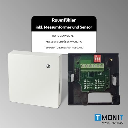 Active room sensor including PT1000 sensor, active, 4-20 mA, NE43 R1MI001